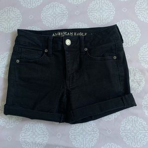 Basic black shorts